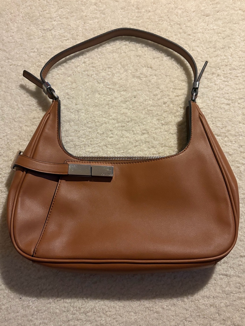 Tan Calvin Klein Shoulder Bag